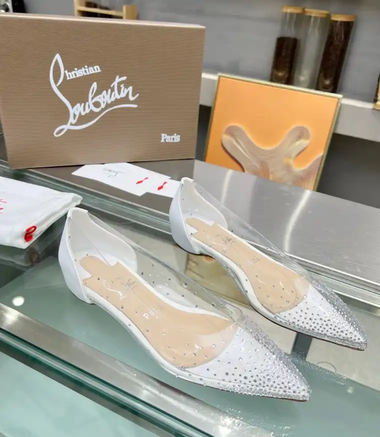 hype Christian Louboutin Flat Shoes