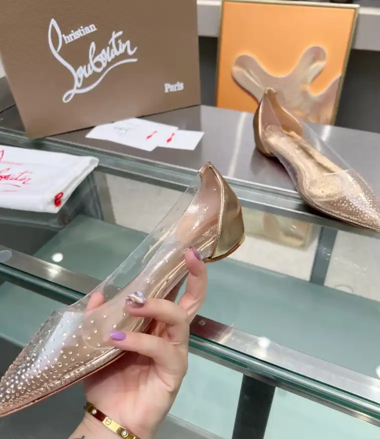 hype Christian Louboutin Flat Shoes