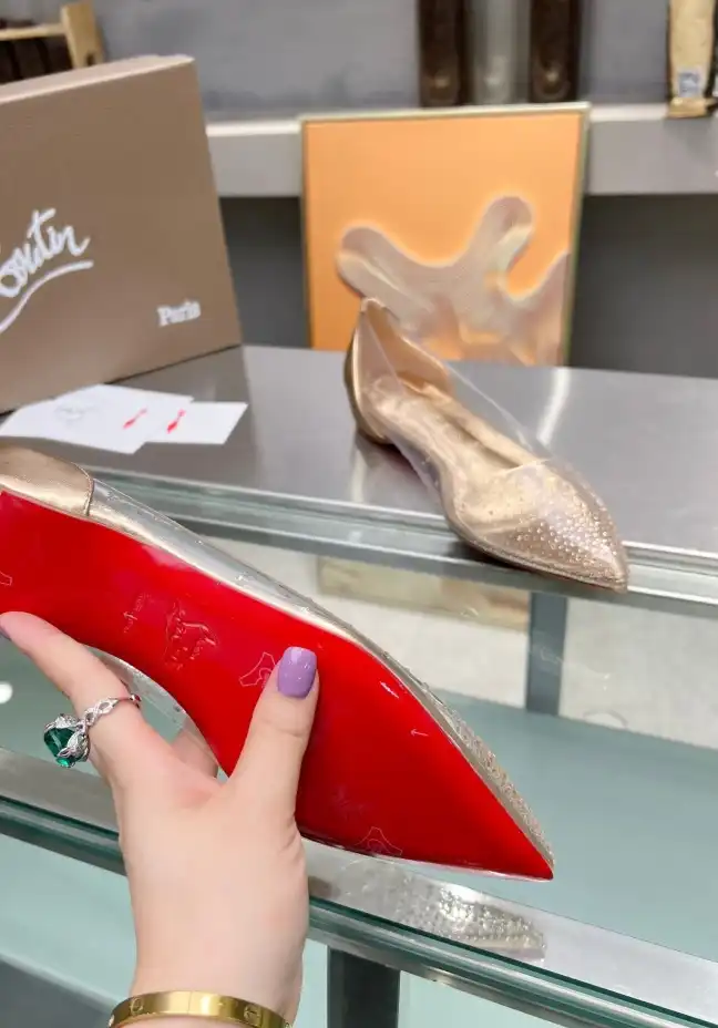 hype Christian Louboutin Flat Shoes