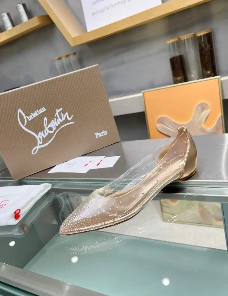 hype Christian Louboutin Flat Shoes