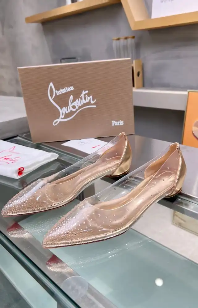 hype Christian Louboutin Flat Shoes