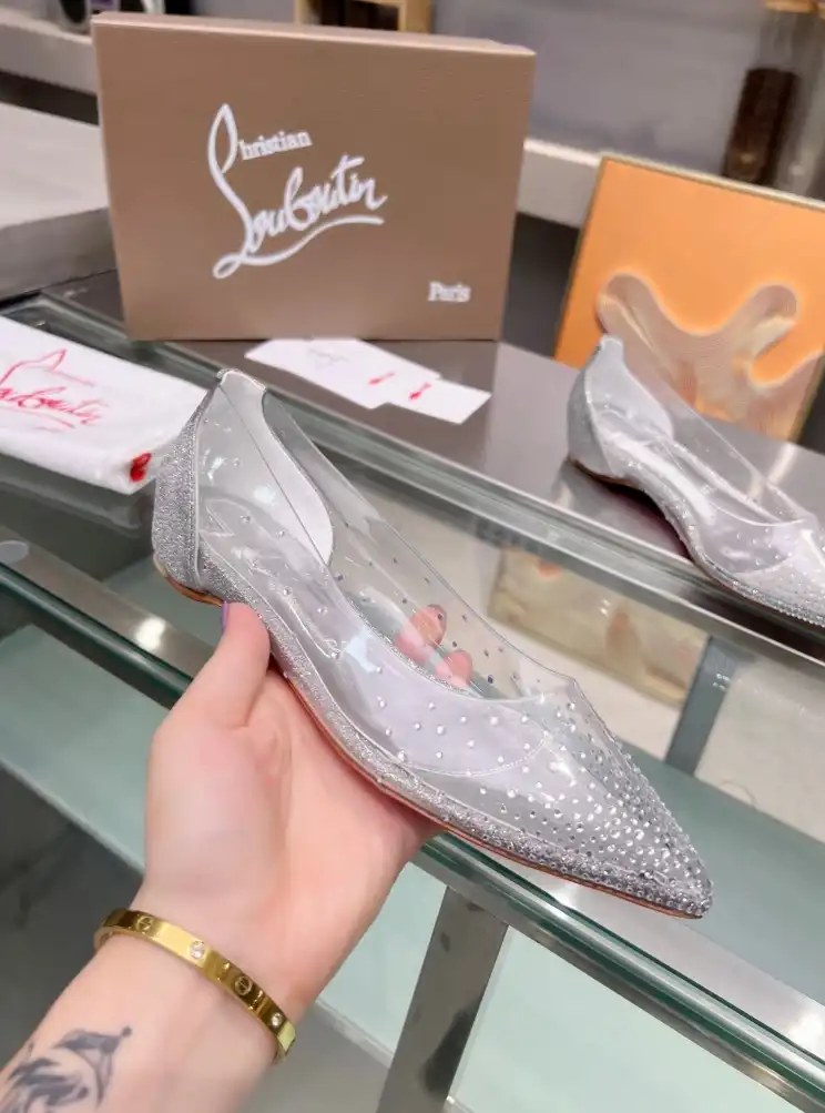 hype Christian Louboutin Flat Shoes