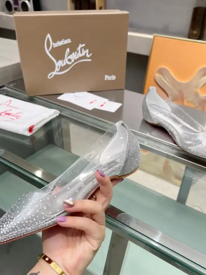 hype Christian Louboutin Flat Shoes