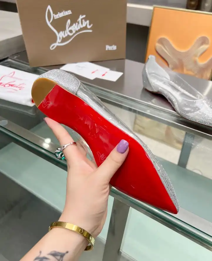 hype Christian Louboutin Flat Shoes