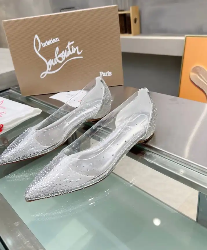 hype Christian Louboutin Flat Shoes