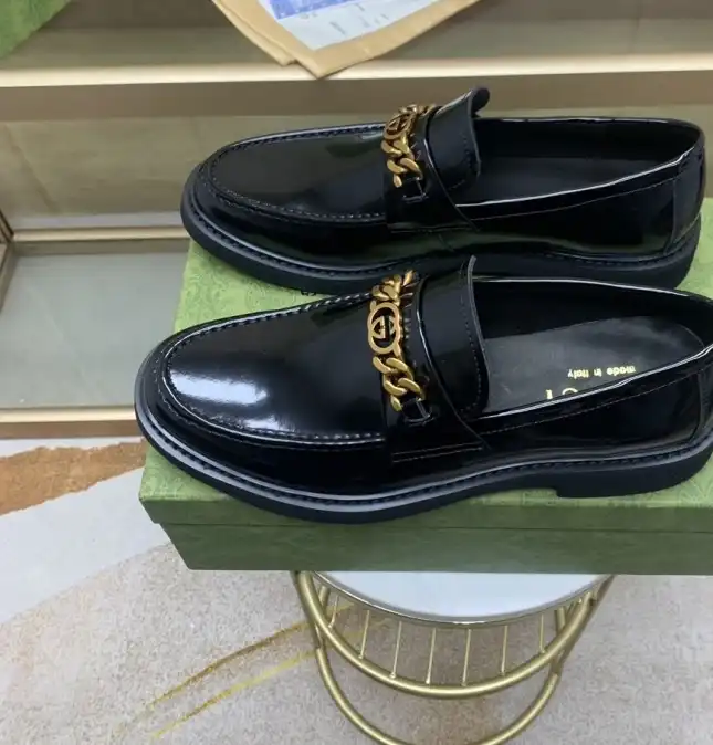 hype Gucci Leather Shoes