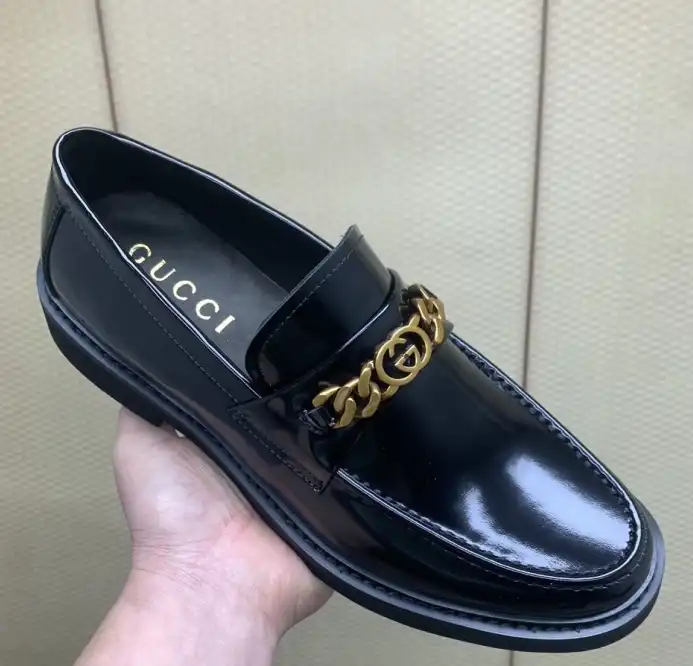 hype Gucci Leather Shoes