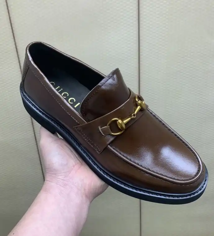 hype Gucci Leather Shoes