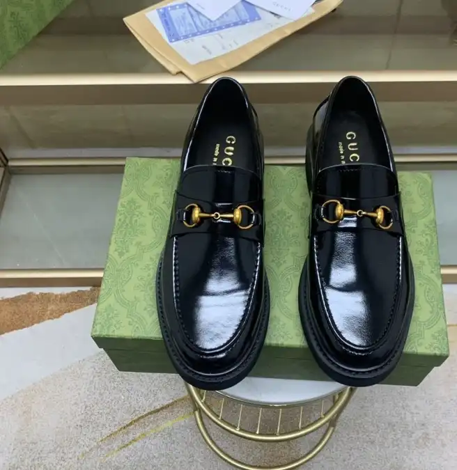 hype Gucci Leather Shoes