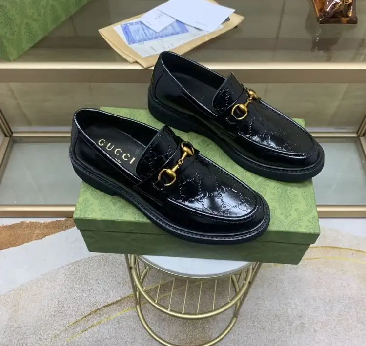 hype Gucci Leather Shoes