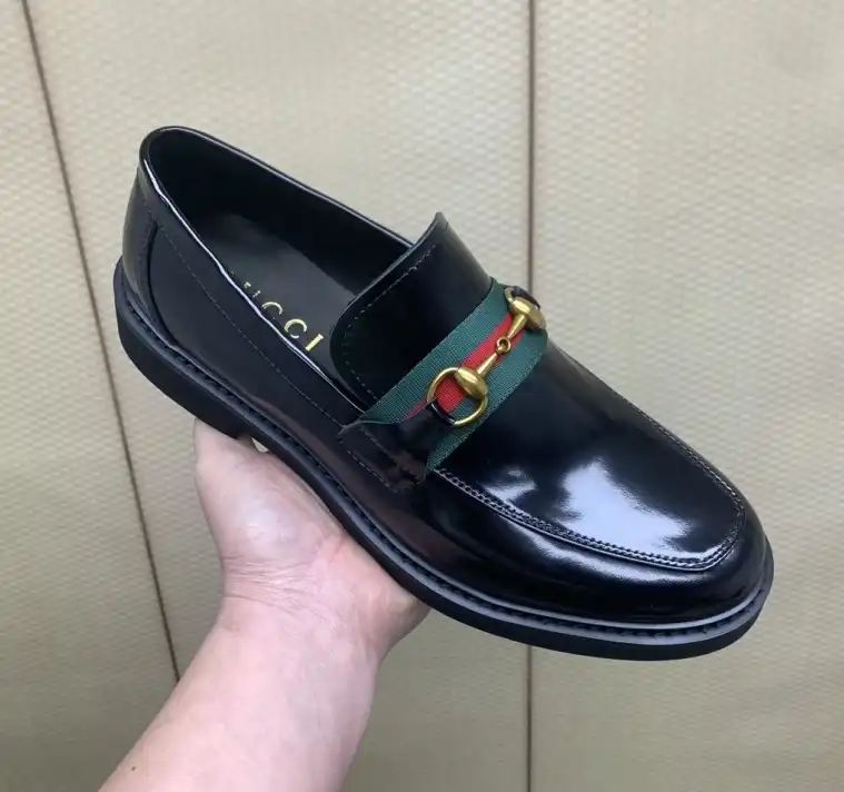 hype Gucci Leather Shoes