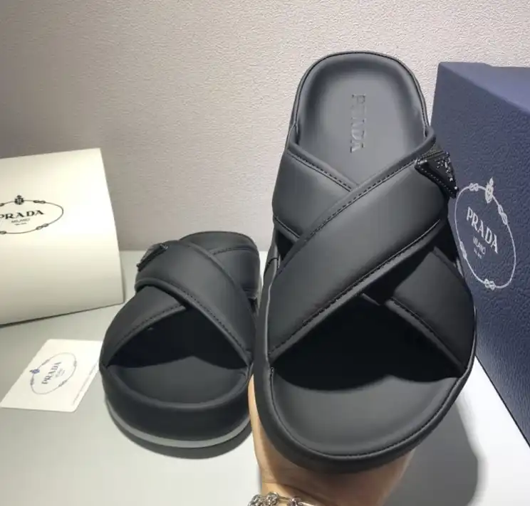 hype Prada Slippers