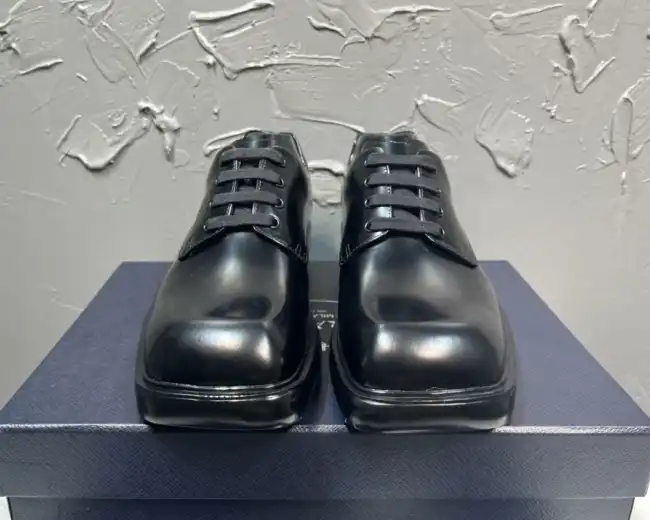 hype Prada Leather Shoes