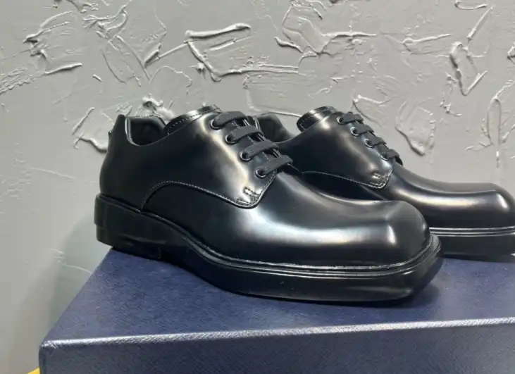 hype Prada Leather Shoes