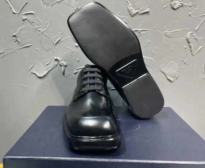 hype Prada Leather Shoes