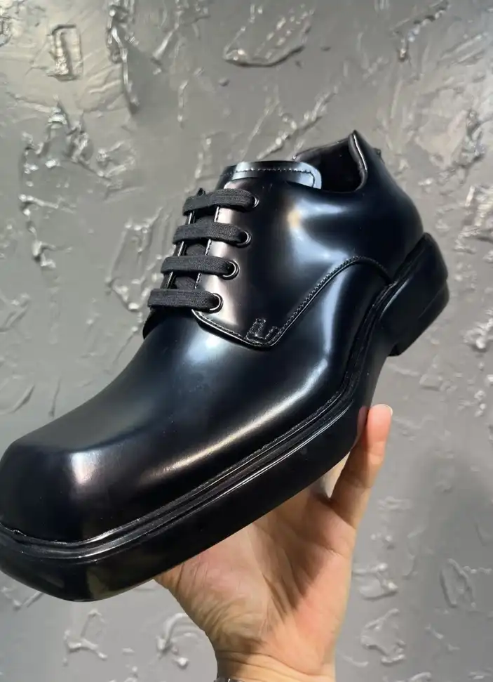 hype Prada Leather Shoes