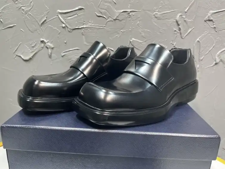 hype Prada Leather Shoes