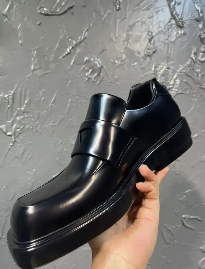 hype Prada Leather Shoes