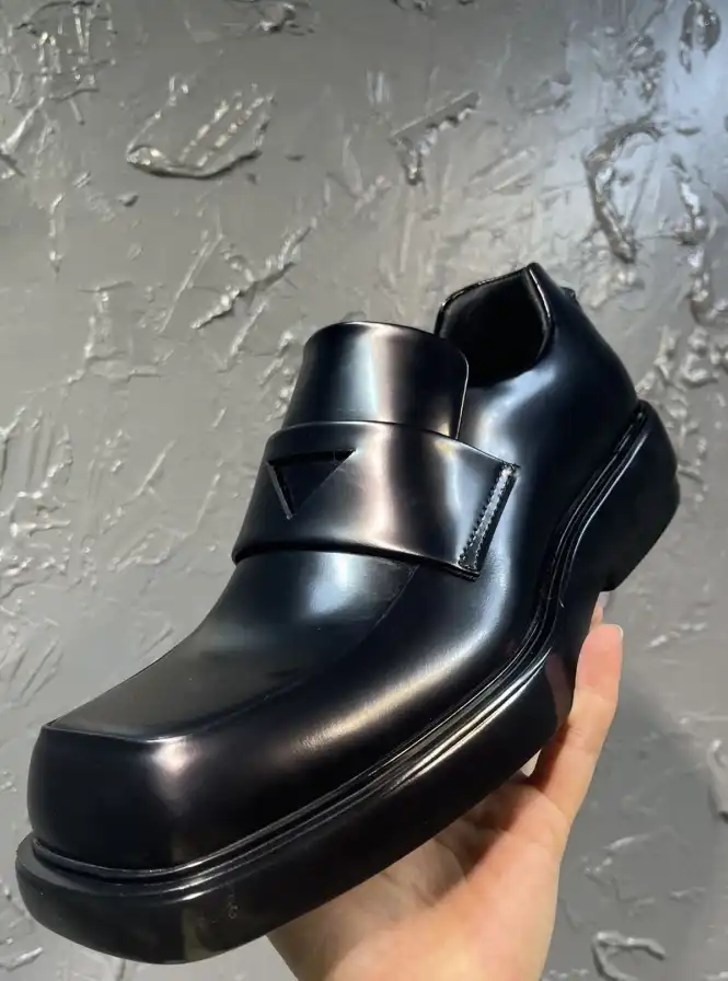 hype Prada Leather Shoes