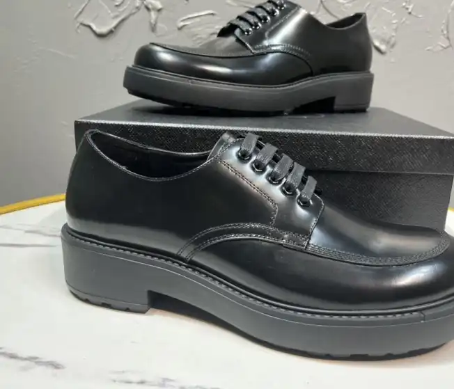 hype Prada Leather Shoes