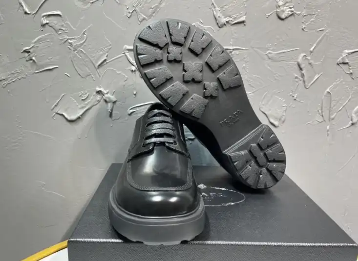 hype Prada Leather Shoes