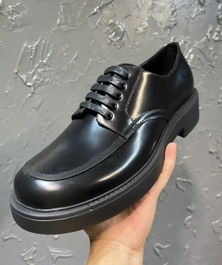 hype Prada Leather Shoes