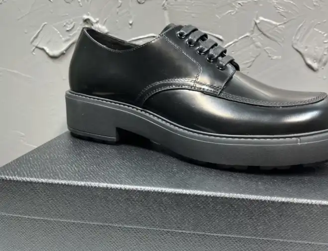 hype Prada Leather Shoes