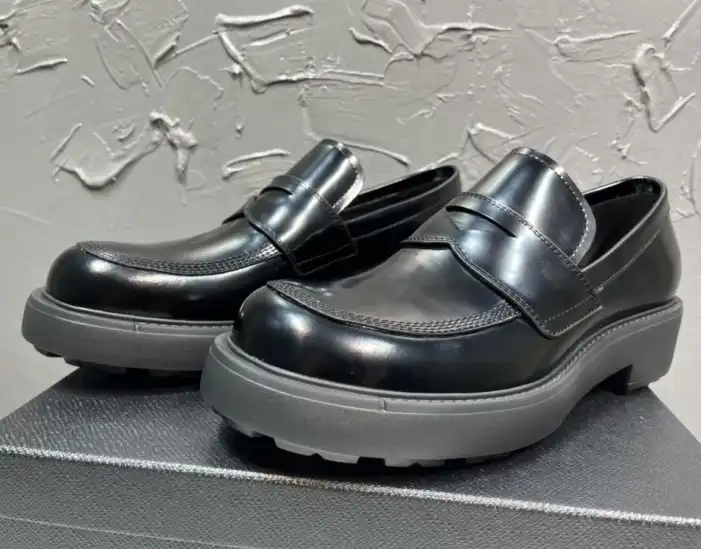 hype Prada Leather Shoes