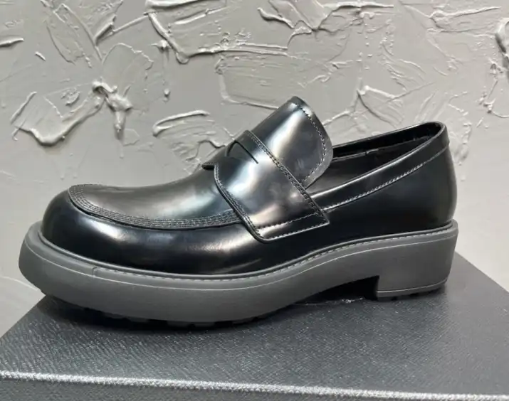 hype Prada Leather Shoes