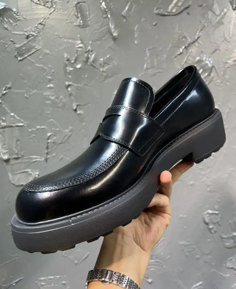 hype Prada Leather Shoes