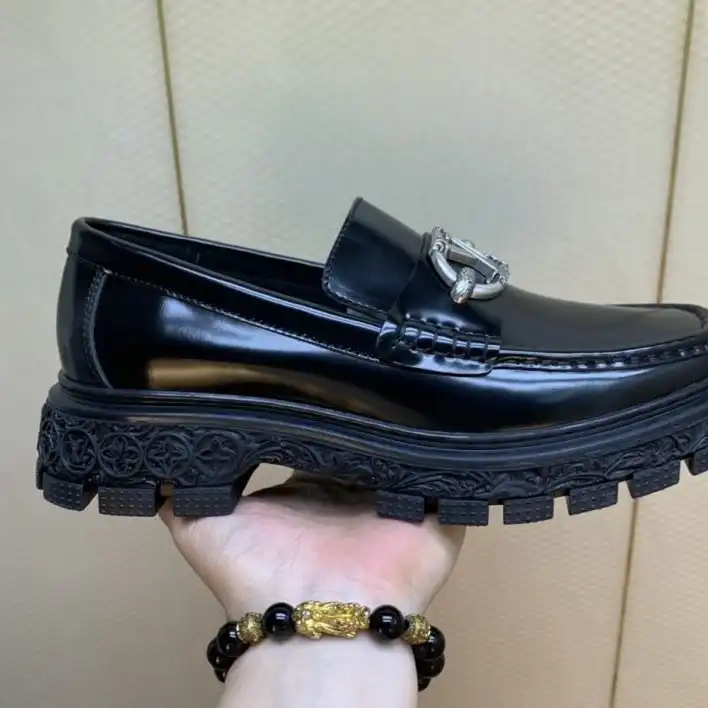 hype LV Leather Shoes