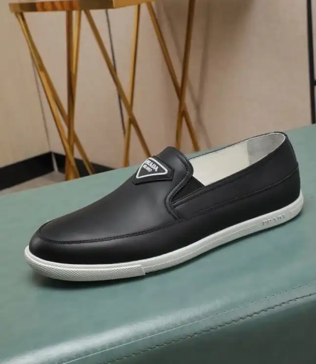 hype Prada Leather Shoes