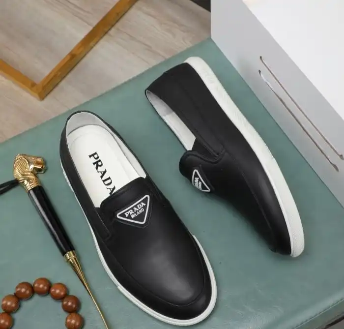 hype Prada Leather Shoes