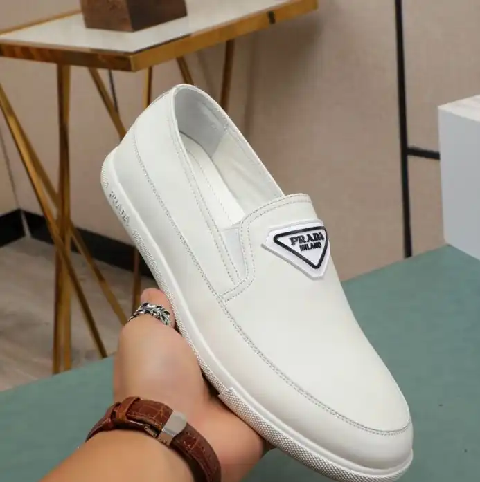 hype Prada Leather Shoes