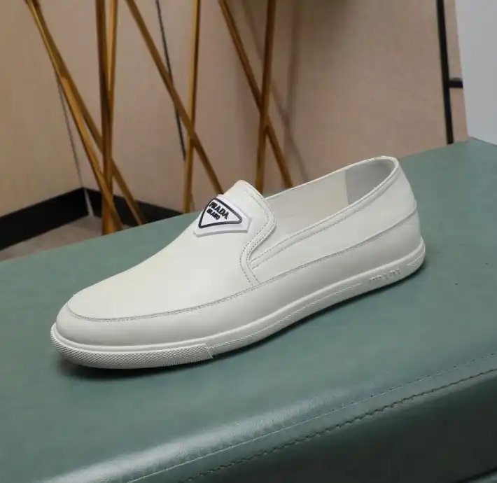 hype Prada Leather Shoes