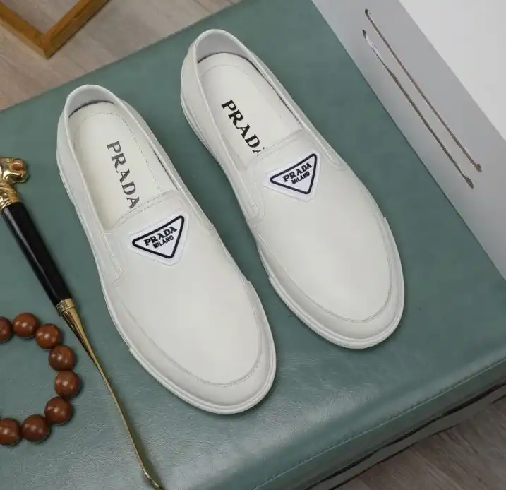 hype Prada Leather Shoes