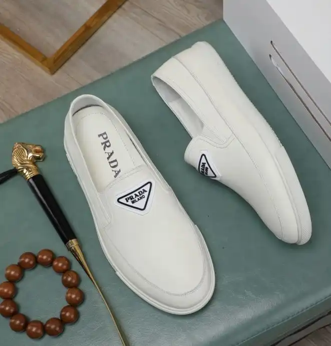 hype Prada Leather Shoes