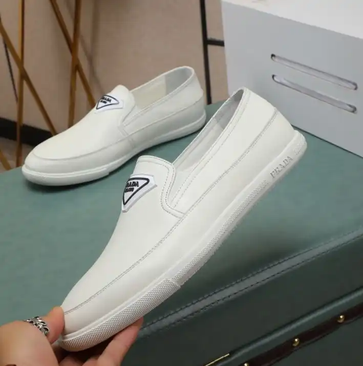 hype Prada Leather Shoes