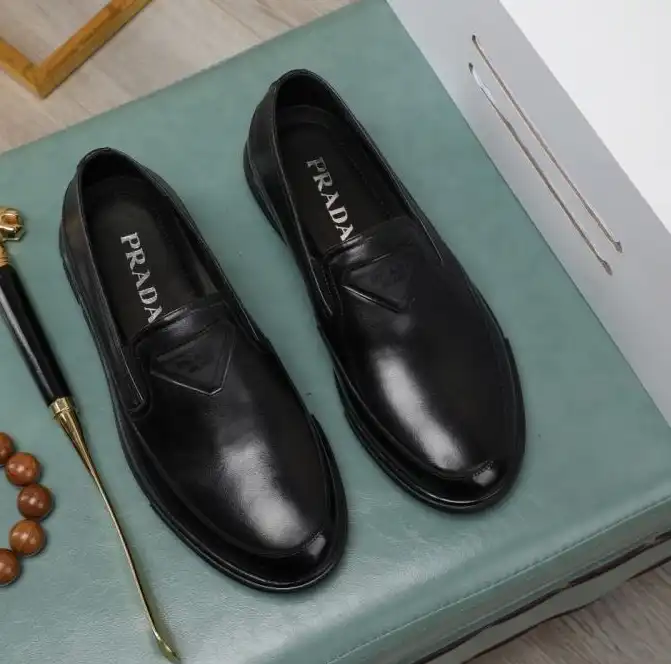 hype Prada Leather Shoes