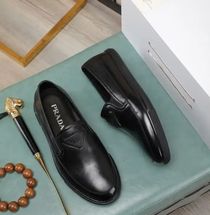 hype Prada Leather Shoes