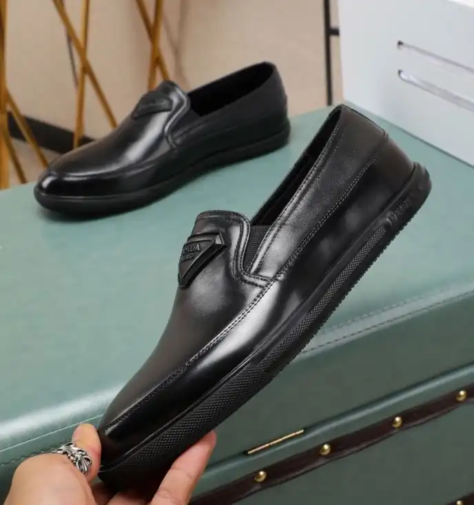 hype Prada Leather Shoes