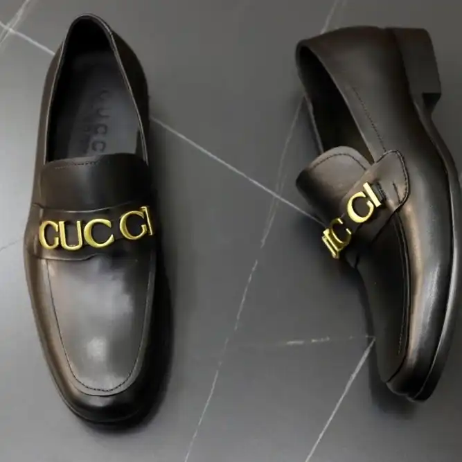 hype Gucci Leather Shoes