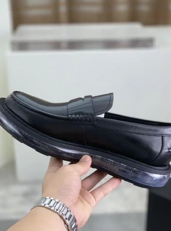 hype Prada Leather Shoes