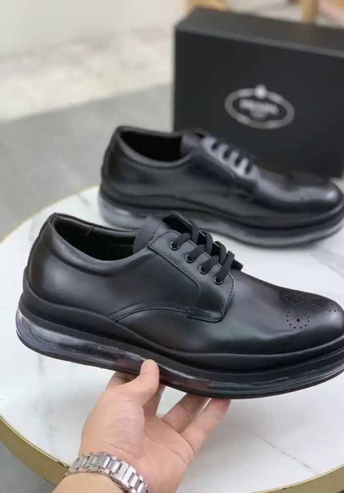 hype Prada Leather Shoes