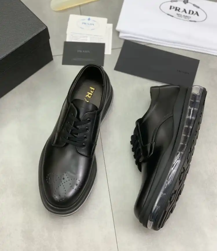 hype Prada Leather Shoes