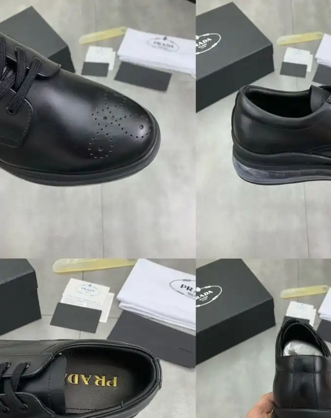 hype Prada Leather Shoes