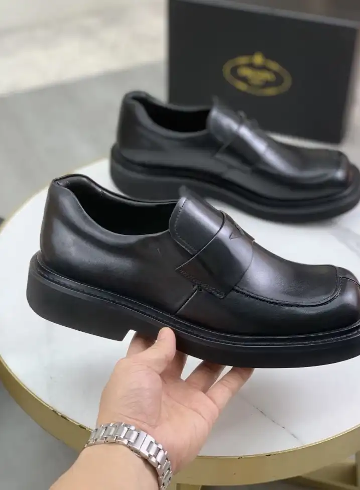 hype Prada Leather Shoes