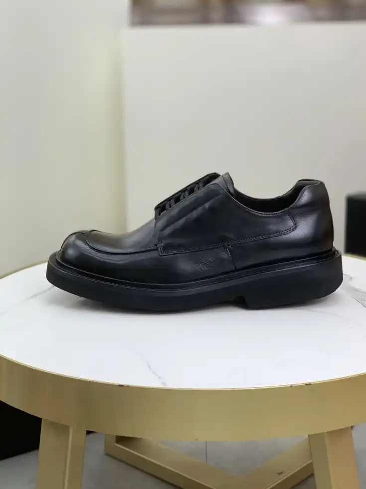 hype Prada Leather Shoes