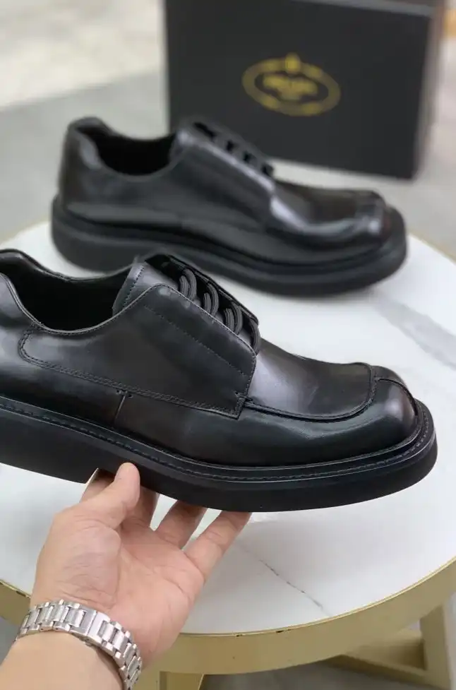 hype Prada Leather Shoes