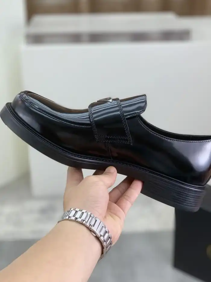 hype Prada Leather Shoes